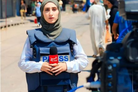 صحفية لوکالة تسنيم في غزة تفوز بجائزة الشهيدة شيرين أبو عاقلة
