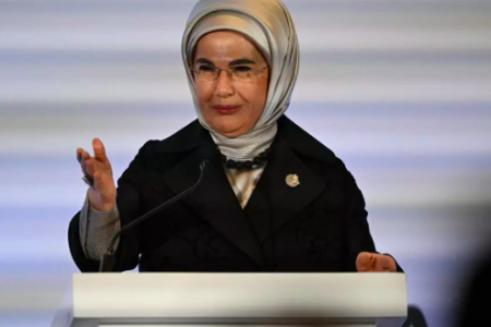 أمينة إردوغان تدعو ميلانيا ترامب لتوجيه رسالة بشأن أطفال غزة